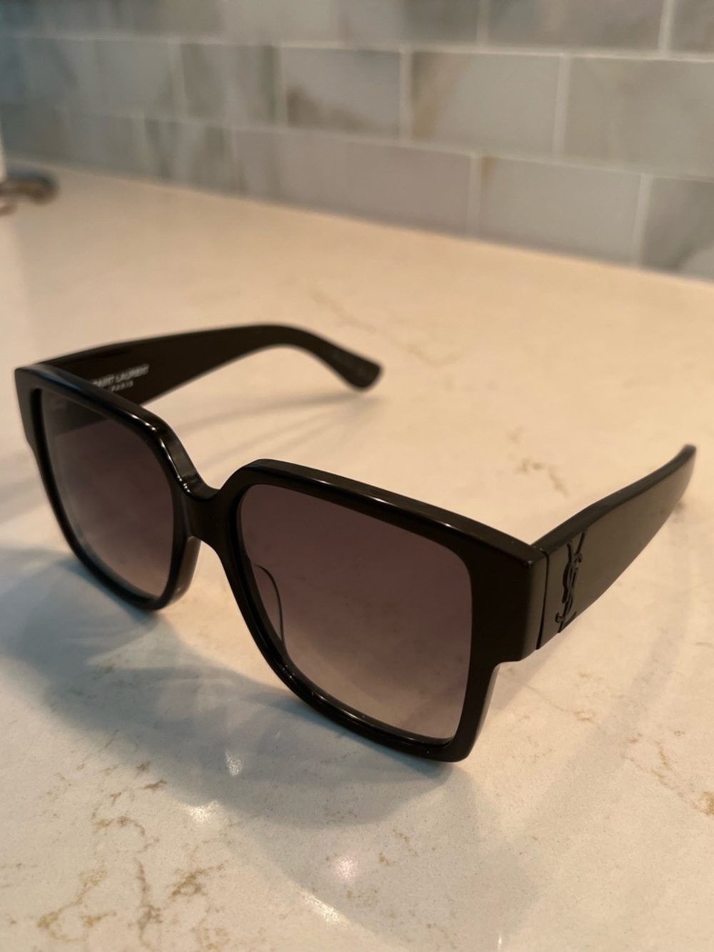 Saint Laurent Black Grey Sunglasses SLM9 - Picture 13 of 15